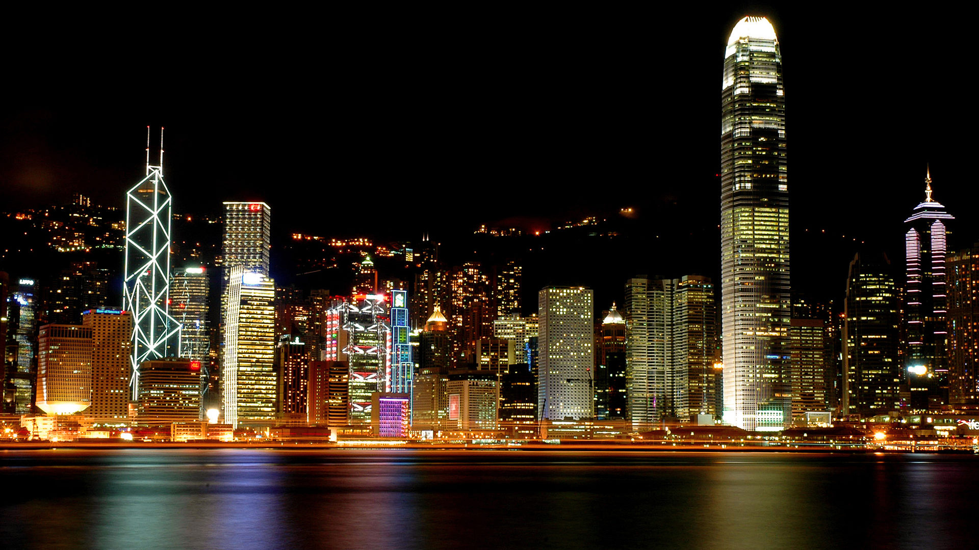 Hong Kong Night Shot Victoria Harbour Best Background Full HD1920x1080p, 1280x720p, – HD Wallpapers Backgrounds Desktop, iphone & Android Free Download